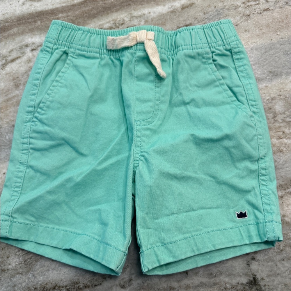 Crown and Ivy boys teal blue shorts size 4